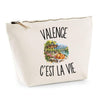 Trousse Beige Valence c’est la vie