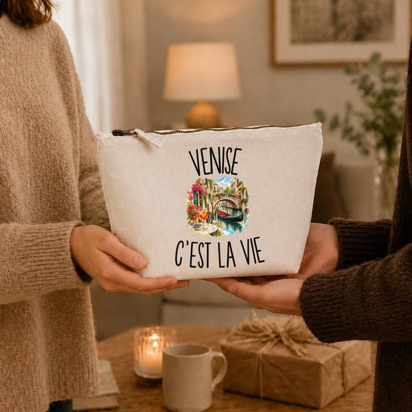 Trousse Beige Venise c’est la vie