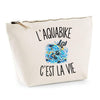 Trousse Beige L’Aquabike c’est la vie
