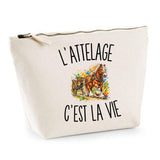 Trousse Beige L’Attelage c’est la vie