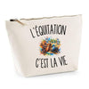 Trousse Beige L’Équitation c’est la vie