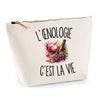 Trousse Beige L’Œnologie c’est la vie