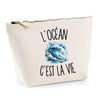 Trousse Beige L’Océan c’est la vie