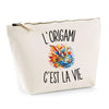 Trousse Beige L’Origami c’est la vie