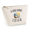 Trousse Beige La Grasse Matinée c’est la vie