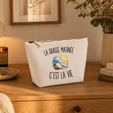 Trousse Beige La Grasse Matinée c’est la vie