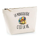 Trousse Beige La Montgolfière c’est la vie