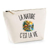 Trousse Beige La Nature c’est la vie