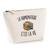 Trousse Beige La Numismatique c’est la vie