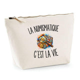 Trousse Beige La Numismatique c’est la vie