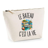 Trousse Beige Le Bateau c’est la vie