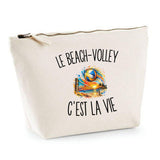Trousse Beige Le Beach-Volley c’est la vie