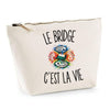 Trousse Beige Le Bridge c’est la vie