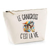 Trousse Beige Le Canicross c’est la vie