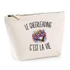 Trousse Beige Le Cheerleading c’est la vie