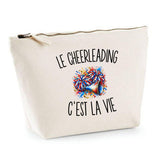 Trousse Beige Le Cheerleading c’est la vie