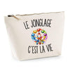 Trousse Beige Le Jonglage c’est la vie