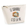 Trousse Beige Le Scrabble c’est la vie