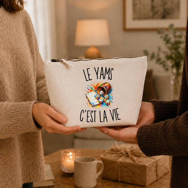 Trousse Beige Le Yams c’est la vie