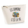 Trousse Beige Les Camions c’est la vie