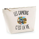 Trousse Beige Les Camions c’est la vie