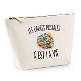 Trousse Beige Les Cartes Postales c’est la vie