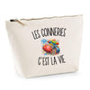 Trousse Beige Les Conneries c’est la vie