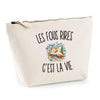Trousse Beige Les Fous Rires c’est la vie
