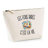Trousse Beige Les Fous Rires c’est la vie