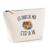 Trousse Beige Les Fruits de Mer c’est la vie
