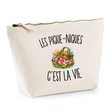 Trousse Beige Les Pique-Niques c’est la vie