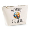 Trousse Beige Les Ragots c’est la vie