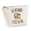 Trousse Beige Les Retards c’est la vie