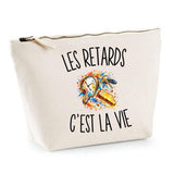 Trousse Beige Les Retards c’est la vie