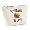 Trousse Beige Les Vendanges c’est la vie