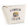 Trousse Beige Les Vendredis Soir c’est la vie
