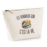 Trousse Beige Les Vendredis Soir c’est la vie