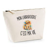 Trousse Beige Mon Labradoodle c’est ma vie