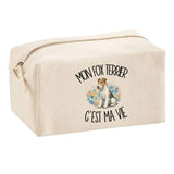 Trousse Multifonction Mon Fox Terrier c'est ma vie