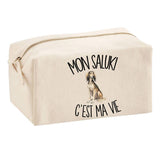 Trousse Multifonction Mon Saluki c'est ma vie