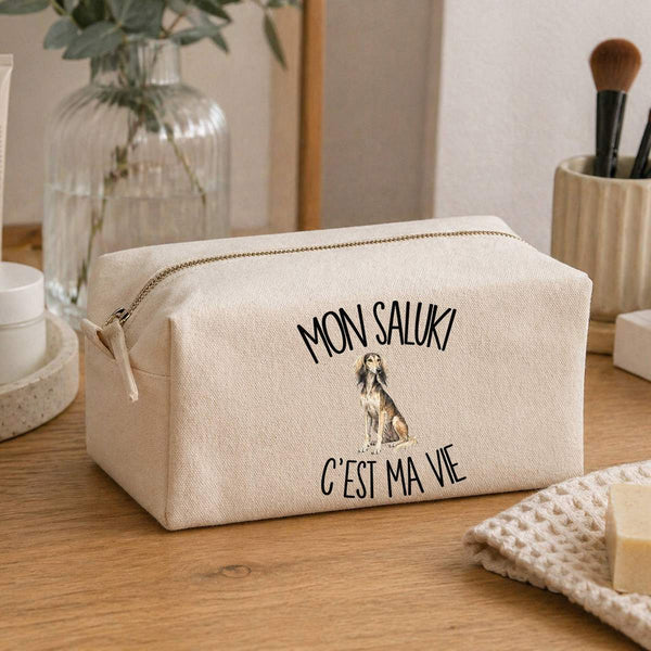 Trousse Multifonction Mon Saluki c'est ma vie