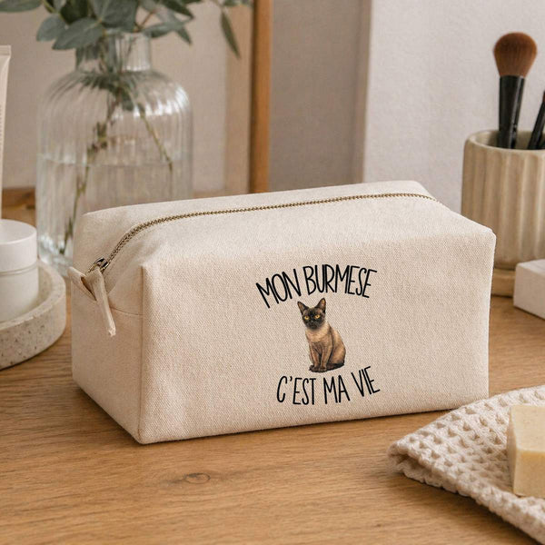 Trousse Multifonction Mon Burmese c'est ma vie