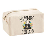 Trousse Multifonction Les pandas c'est la vie