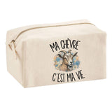 Trousse Multifonction Ma chèvre c'est ma vie