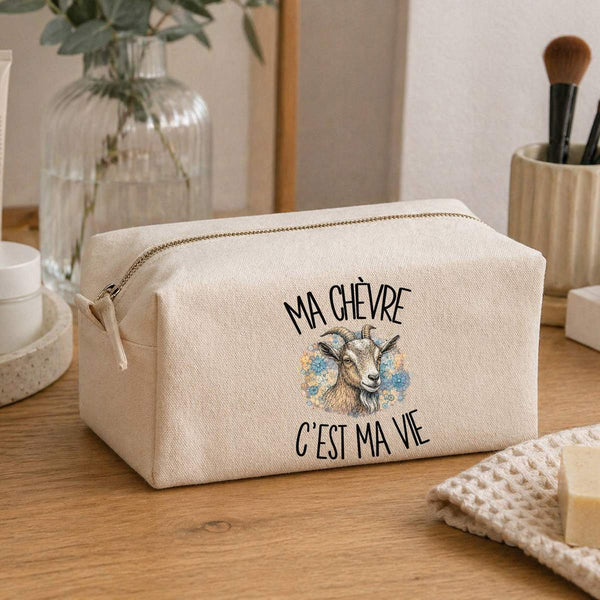 Trousse Multifonction Ma chèvre c'est ma vie