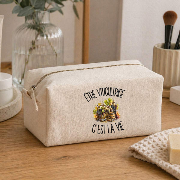 Trousse Multifonction Être viticultrice c'est la vie