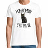 T-shirt Homme Blanc Mon Bombay c'est ma vie