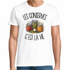 T-shirt Homme Blanc Les conserves c'est la vie
