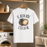 T-shirt Homme Blanc Le jeu de rôle c'est la vie