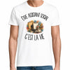 T-shirt Homme Blanc Être assistant social c'est la vie